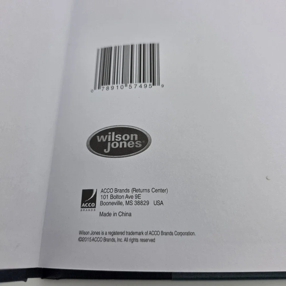Wilson Jones Journal of Notarial‎ Acts Recordkeeping Hardcover Workbook New